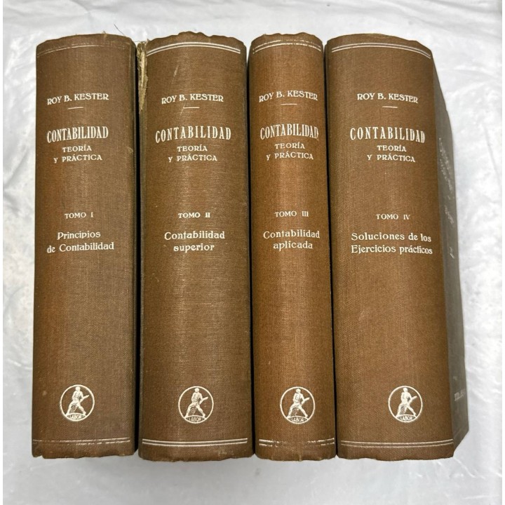 CONTABILIDAD Teoría y práctica. 4 Tomos.